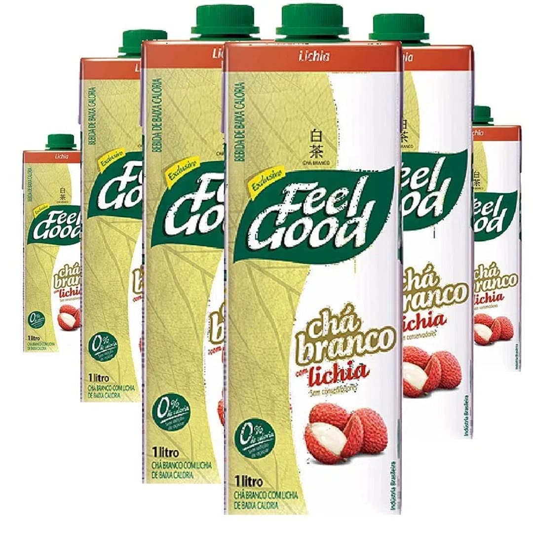 Chá Feel Good 1L Branco com Lichia : Amazon.com.br: Alimentos e